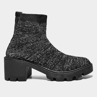 Bota Look Fashion Cano Médio Feminina