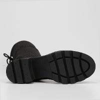 Bota Cano Alto Look Fashion Amarração Feminina - 6