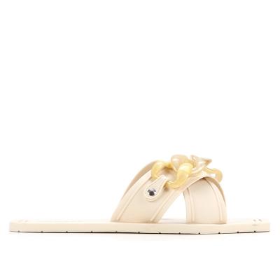 Rasteira Shoestock For You Tiras Cruzadas Corrente