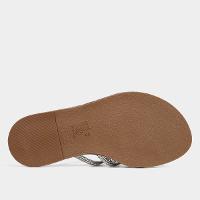 Rasteira Shoestock Metalizada Brilho Tiras - 7