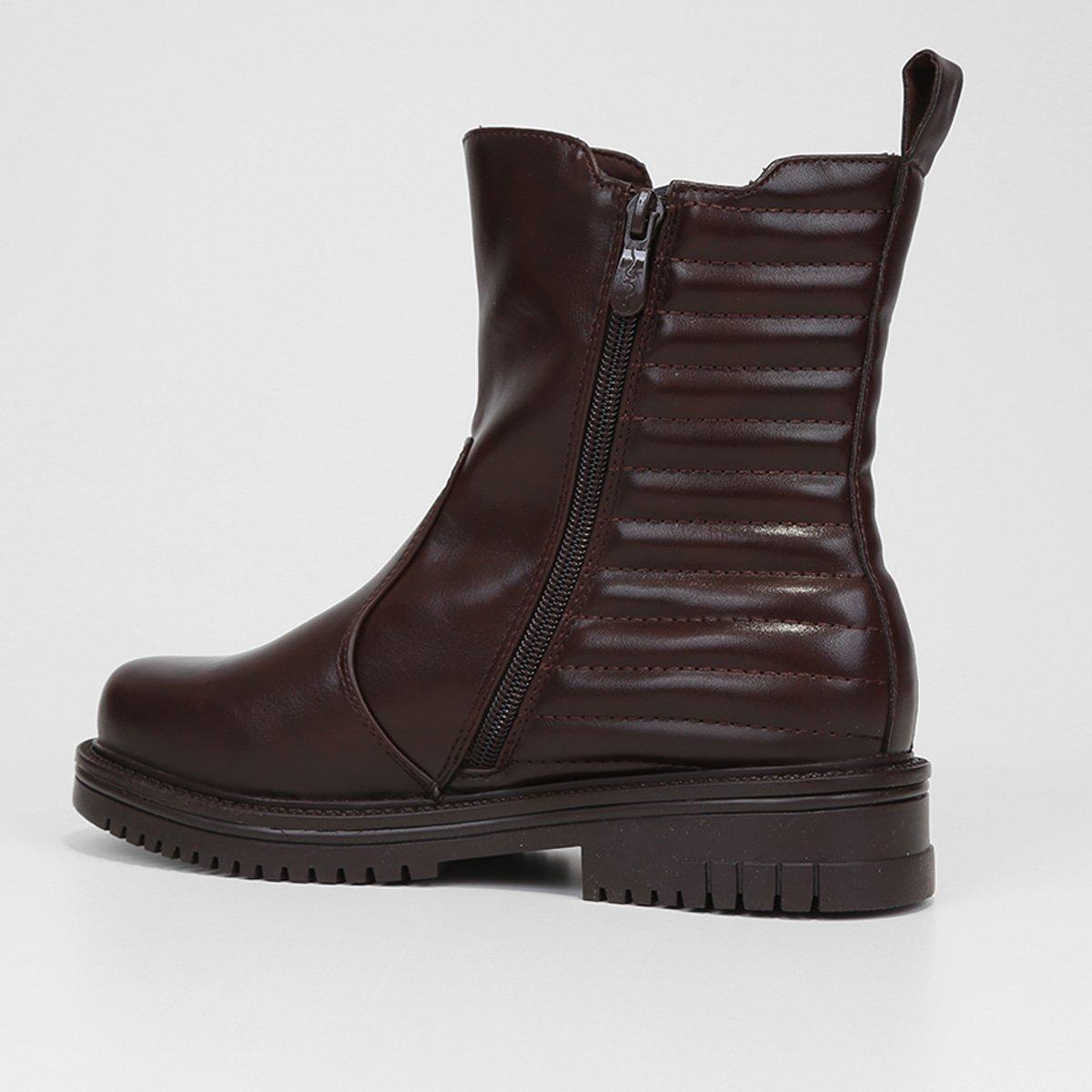 Bota Mooncity Cano Baixo Feminino - 4