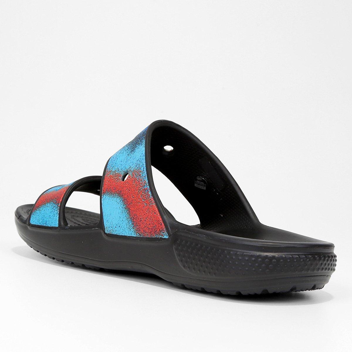 Sandália Crocs Classic Spray Dye Masculina - 4