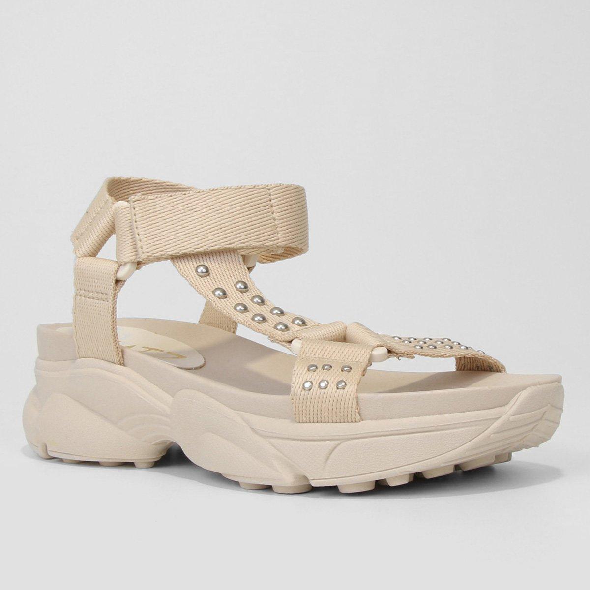 Sandália Zatz Flatform Strass Feminina - 3