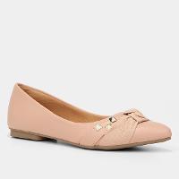 Sapatilha Griffe Bico Fino Tachas Feminina - 3