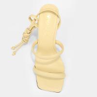 Sandália Via Uno Amarração Salto Alto Feminina