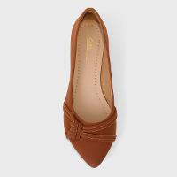 Sapatilha Griffe Bico Fino Tiras Feminina