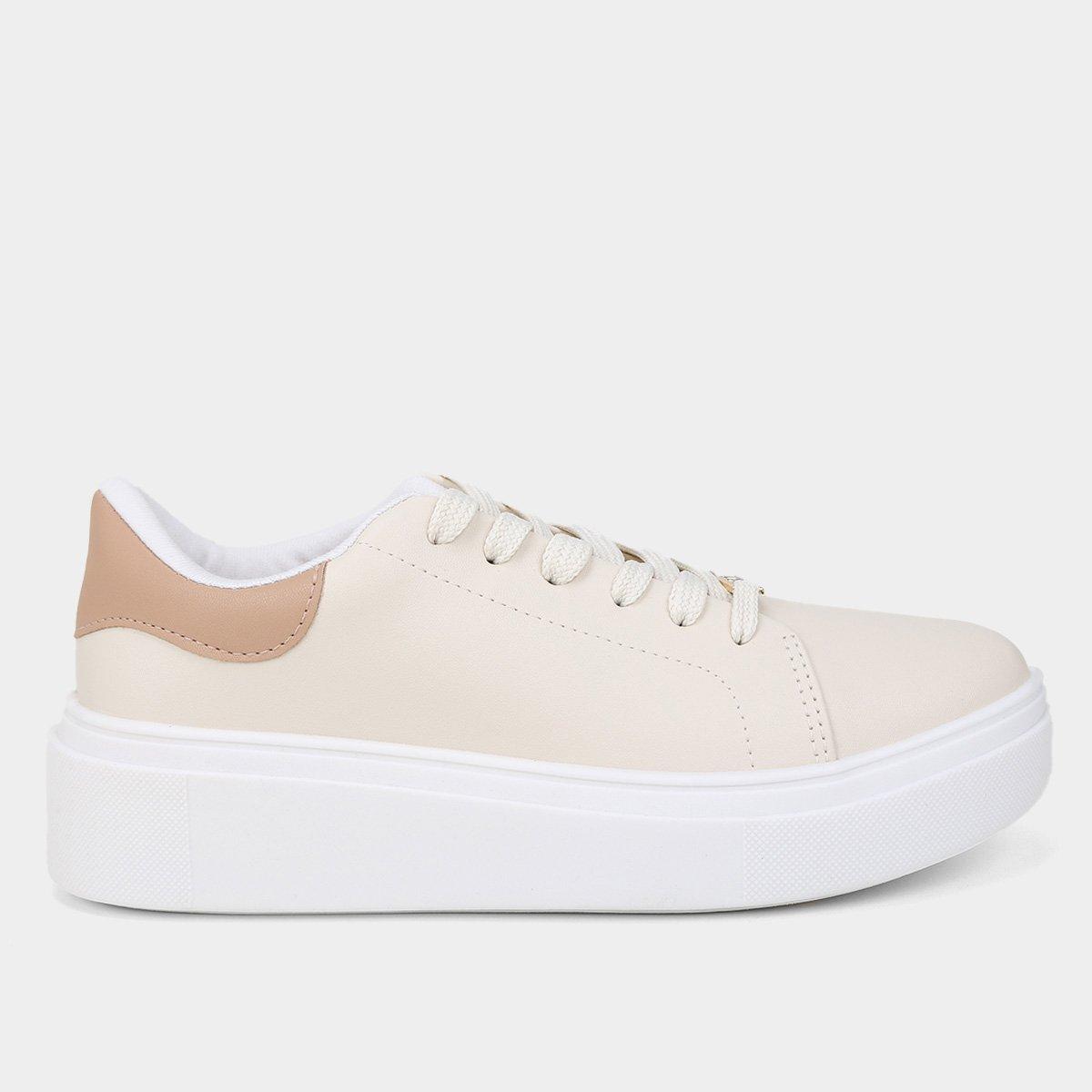 Tênis Vizzano Flatform Liso Feminino - 1