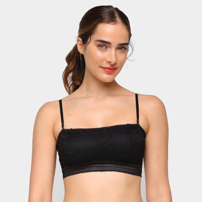 Sutiã Colcci Top Faixa Renda Feminina