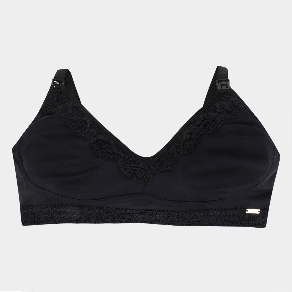 Sutiã Dilady Amamentação Com Bojo Moldado Renda - 1