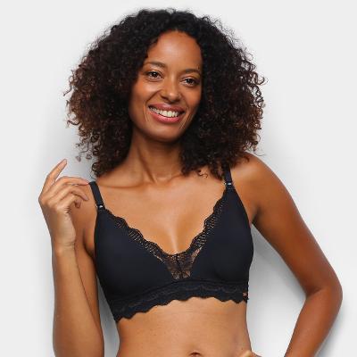 Sutiã Dilady Com bojo Removível Amamentação Renda