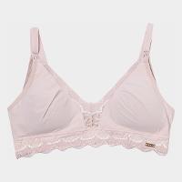 Sutiã Dilady Com bojo Removível Amamentação Renda - 4