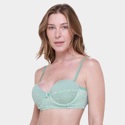 Sutiã Trifil Com Bojo Meia Taça Renda