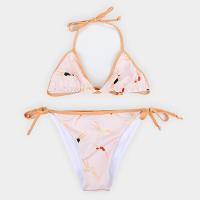 Conjunto Biquíni Infantil Hering Com Proteção UV 50+ Estampado - 1