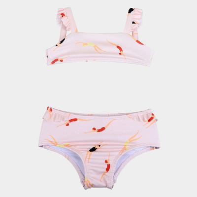 Conjunto Biquíni Infantil Hering Kids Com Proteção Solar Uv Toddler