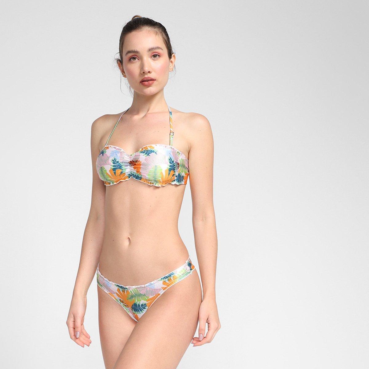 Conjunto Biquini Sem Alça Com Bojo Phra Yai Ingrid - 1