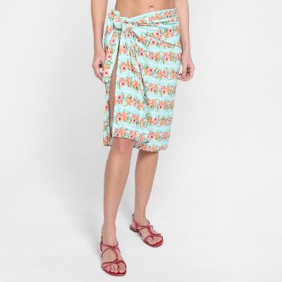 Canga Água Doce Floral Feminina