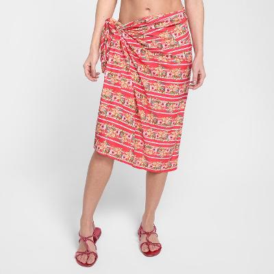 Canga Água Doce Floral Feminina