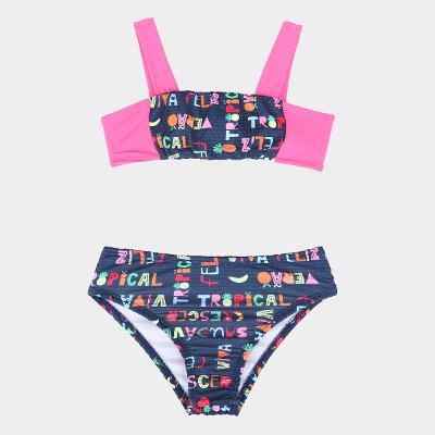 Biquini Infantil Romitex Malha Elastic UV 50+