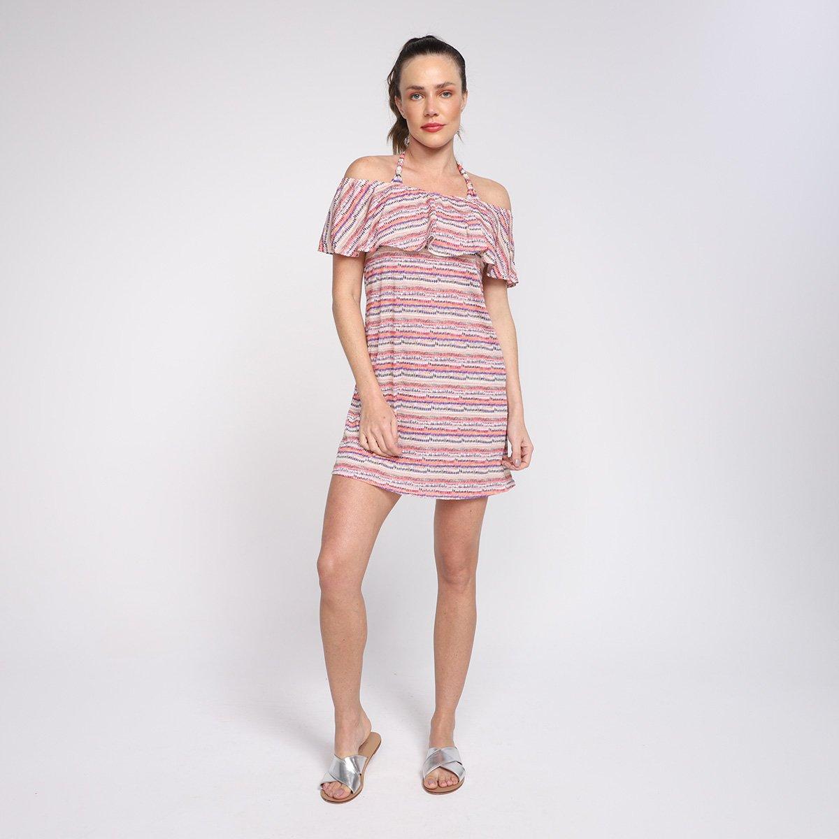 Vestido Água Doce Babado Feminina - 3