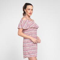 Vestido Água Doce Babado Feminina - 1