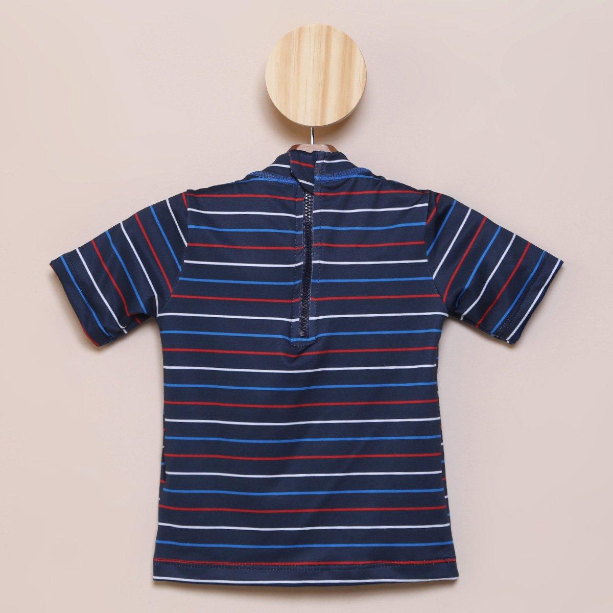 Camiseta de Praia Bebê Boca Grande Proteção UV 50+ Masculina - 2