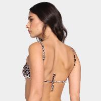 Top Biquini Com Bojo Água Doce Estampado - 2