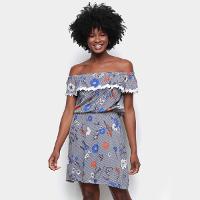 Vestido MI Evasê Ombro a Ombro - 1