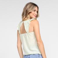 Regata Dom Fashion Decote V Transparente Feminina - 2