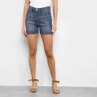 Short Jeans GAP Cintura Alta Feminino - 1