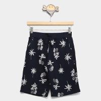 Bermuda Moletinho Infantil Milon Estampada Menino - 1