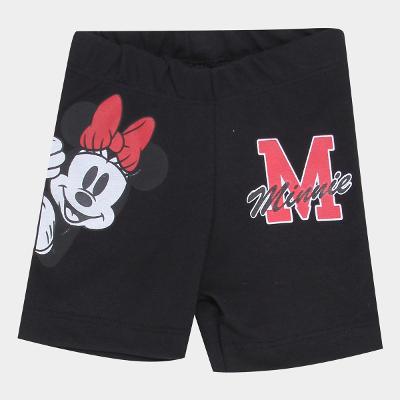 Short Infantil Disney Minnie College Feminino