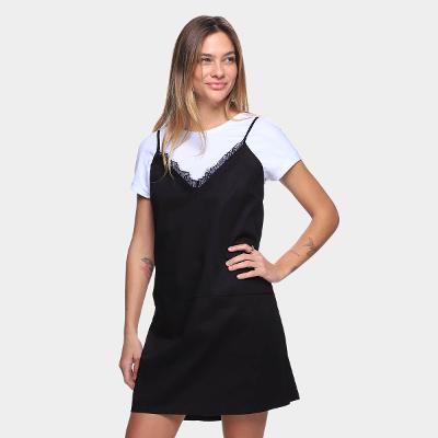 Vestido Colcci Curto Sleep Dress Sobreposto