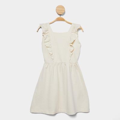 Vestido Infantil Hering Kids Babados