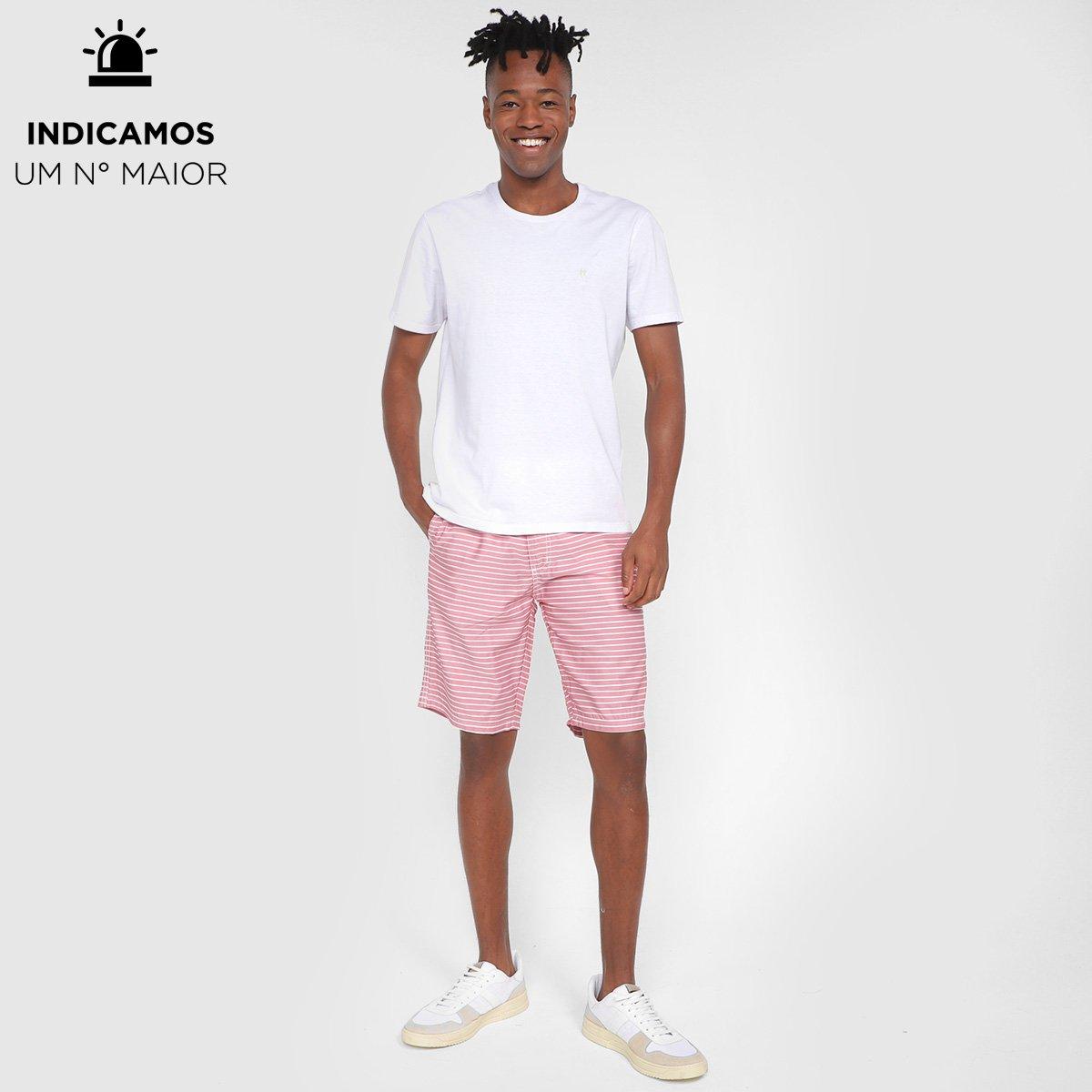 Bermuda Sarja Terminal Listrada Com Cinto Masculina - 2