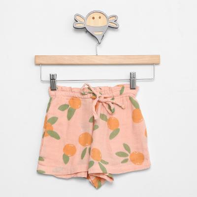 Short Infantil Hering Kids Laranjinhas Menina