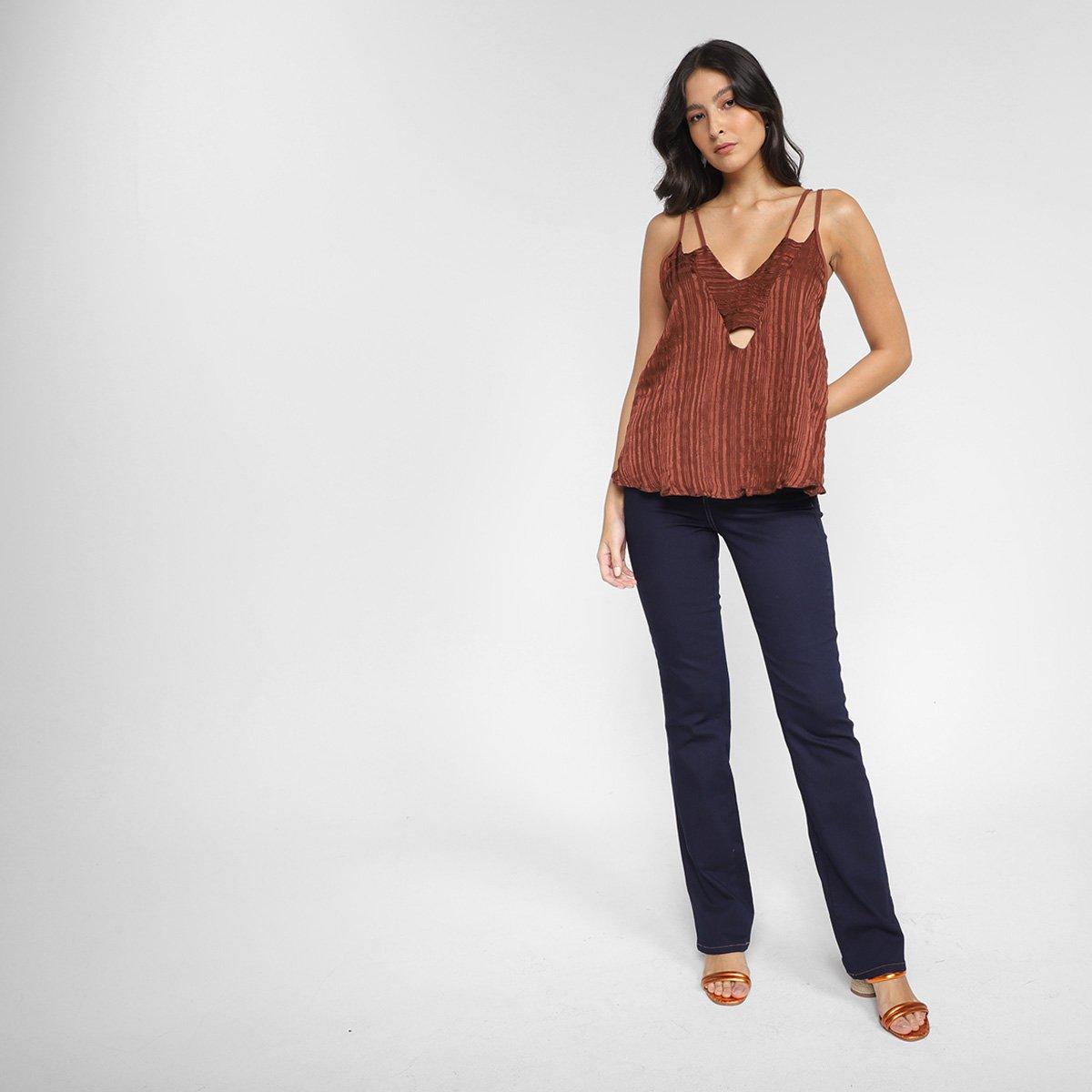 Regata Colcci Listras Metalizada Feminina - 4