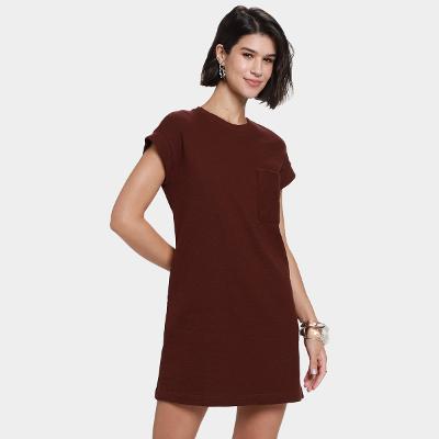 Vestido Hering Manga Curta Feminino