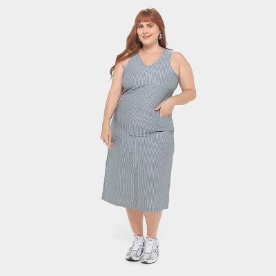Vestido Maelle Plus Size Evasê Feminino