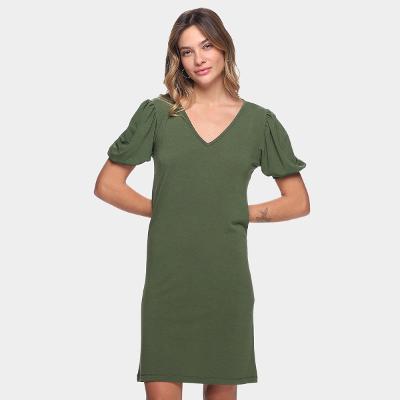 Vestido Curto Volare Decote V Feminino