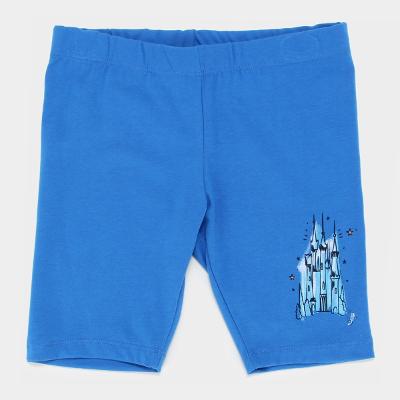 Short Infantil Disney Cinderela Castelo Feminino