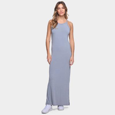 Vestido Longo Volare Fenda Feminino