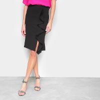 Saia Midi Drezzup Fenda e Babados - 1