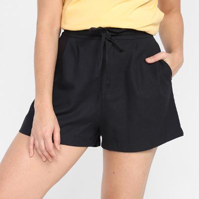 Short Hering Bolsos Cordão Feminino