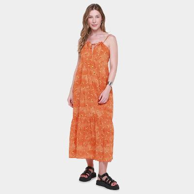 Vestido Animale Midi Liberty Amora Jeans