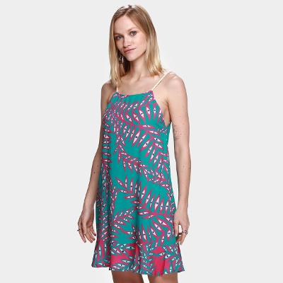 Vestido Oh, Boy! Evasê Curto Mix