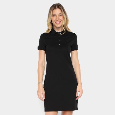 Vestido Curto Lacoste Polo Piquet Stretch