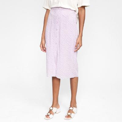 Saia Midi Lecimar Botões