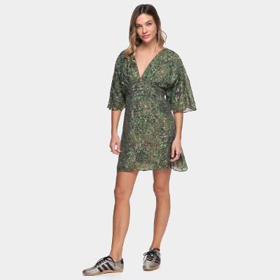 Vestido All Is Love Curto Mistic Green