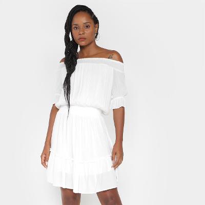 Vestido All Is Love Wish Ombro a Ombro Viscocrepe