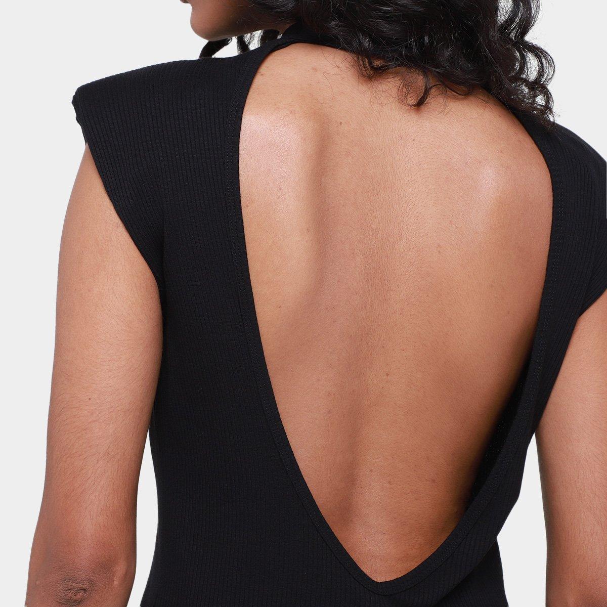 Vestido Tubo Canelado All Is Love Curto Feminino - 3